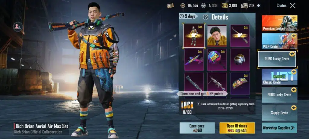 Rich Brian Set PUBG Mobile