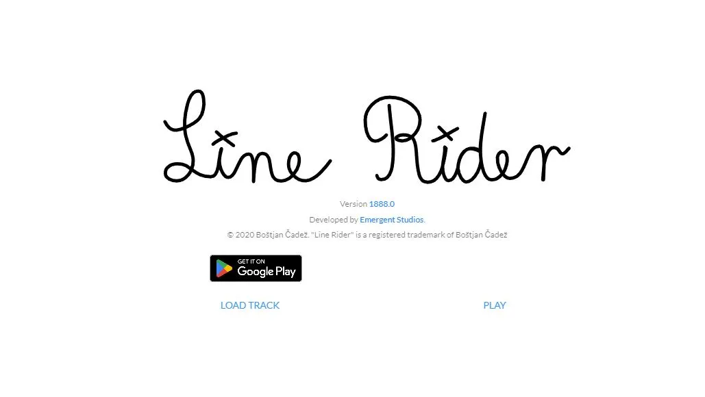 Line Rider sebagai game web browser terbaik